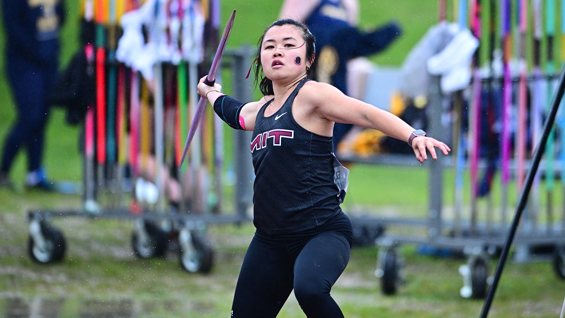 Elaine Wang in the javelin