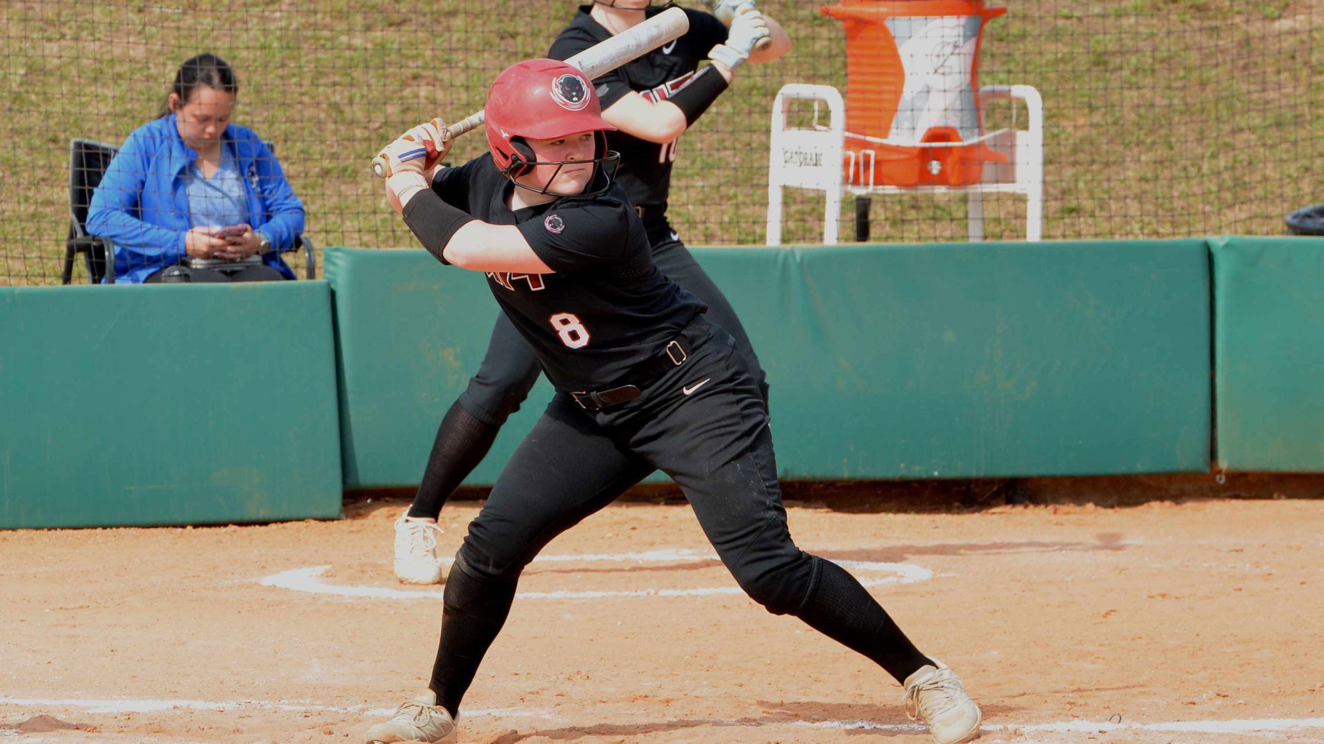Lauren Sundquist at bat