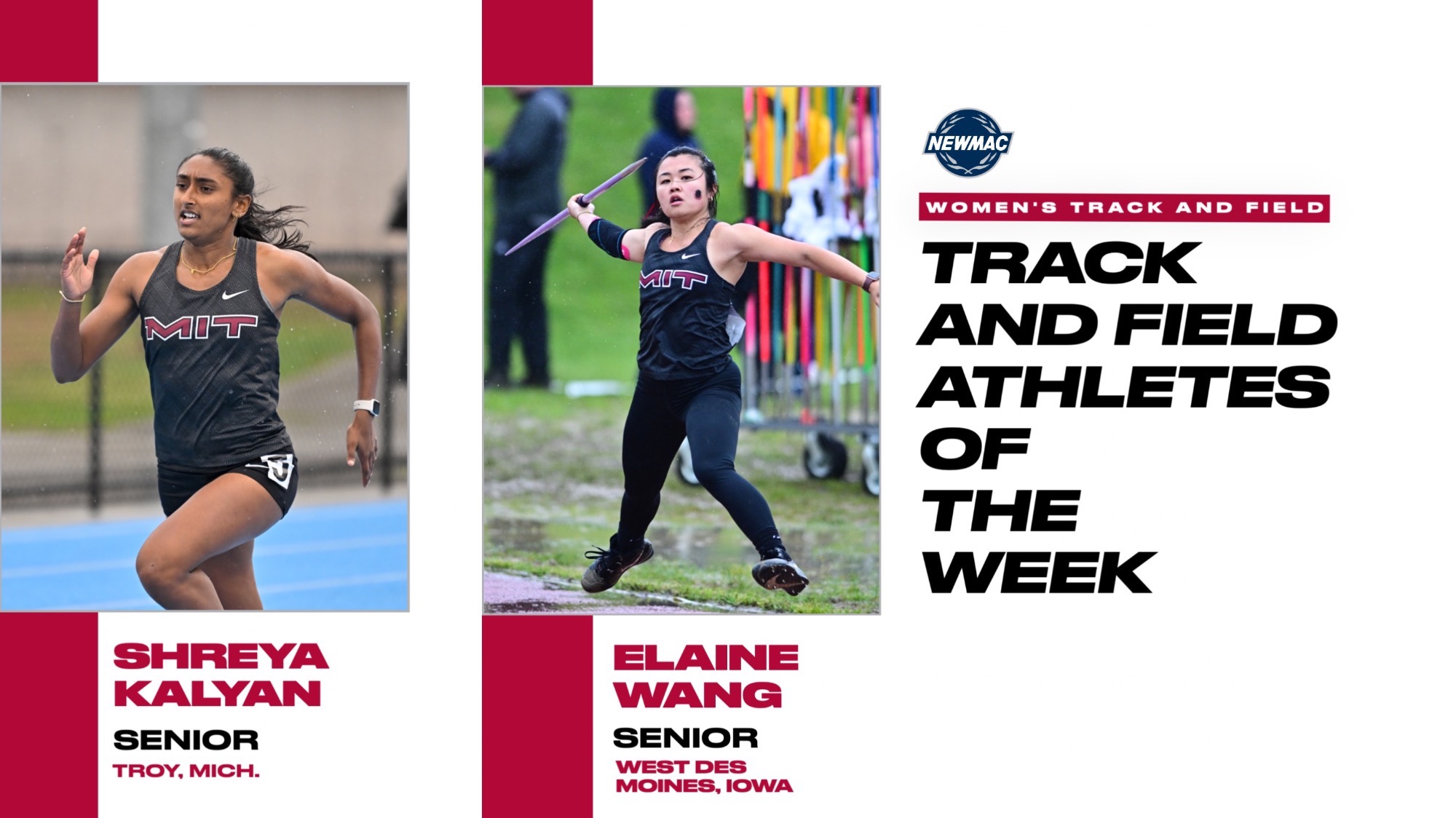 NEWMAC Athletes of the Week