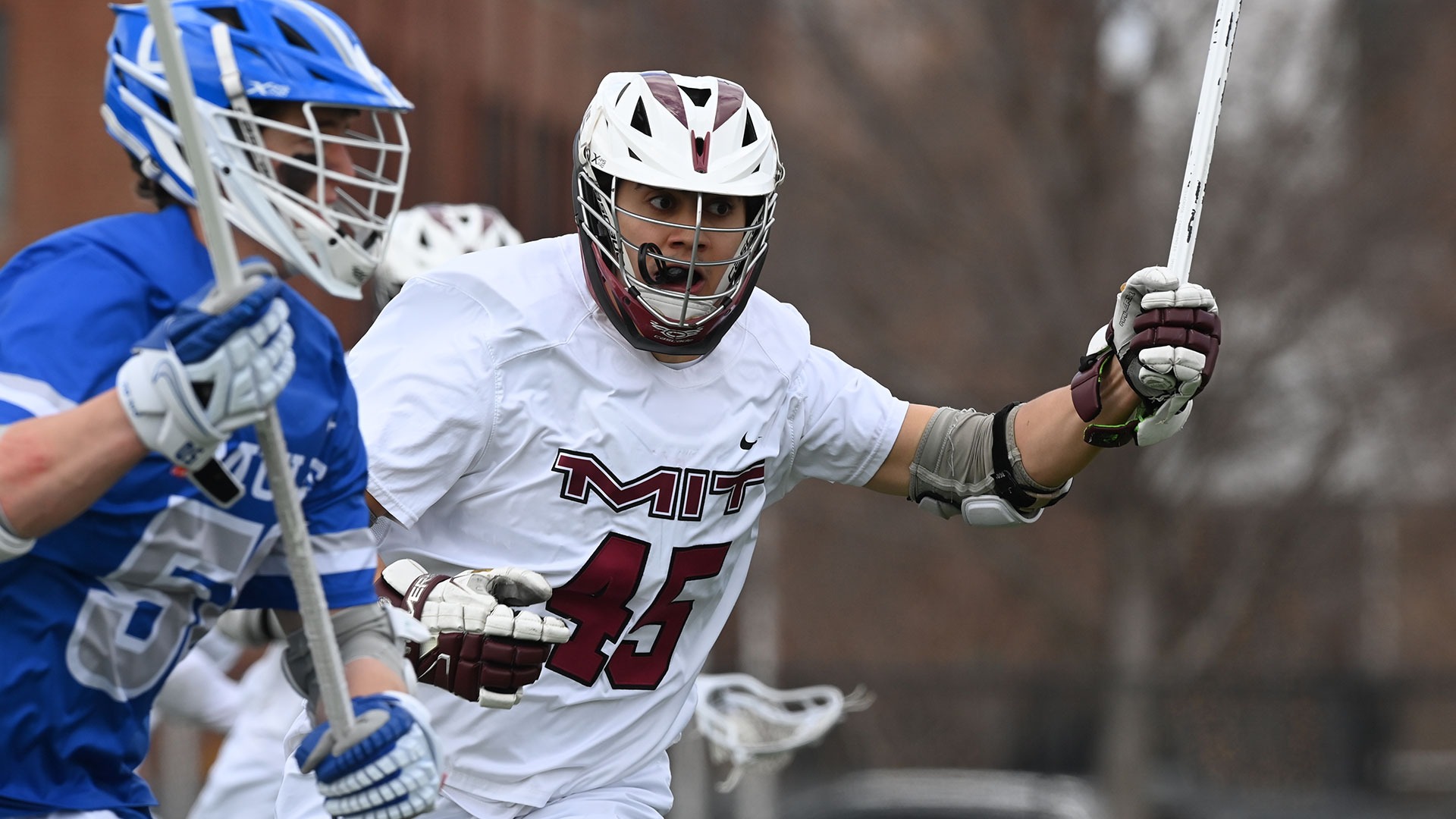 Bryce Metalios playing defense