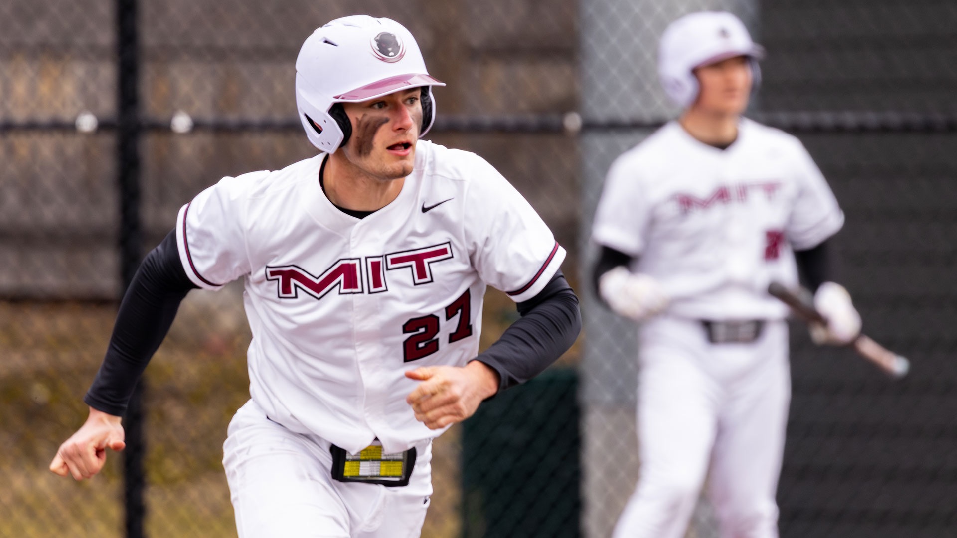 John Dwyer running during a baseball game
