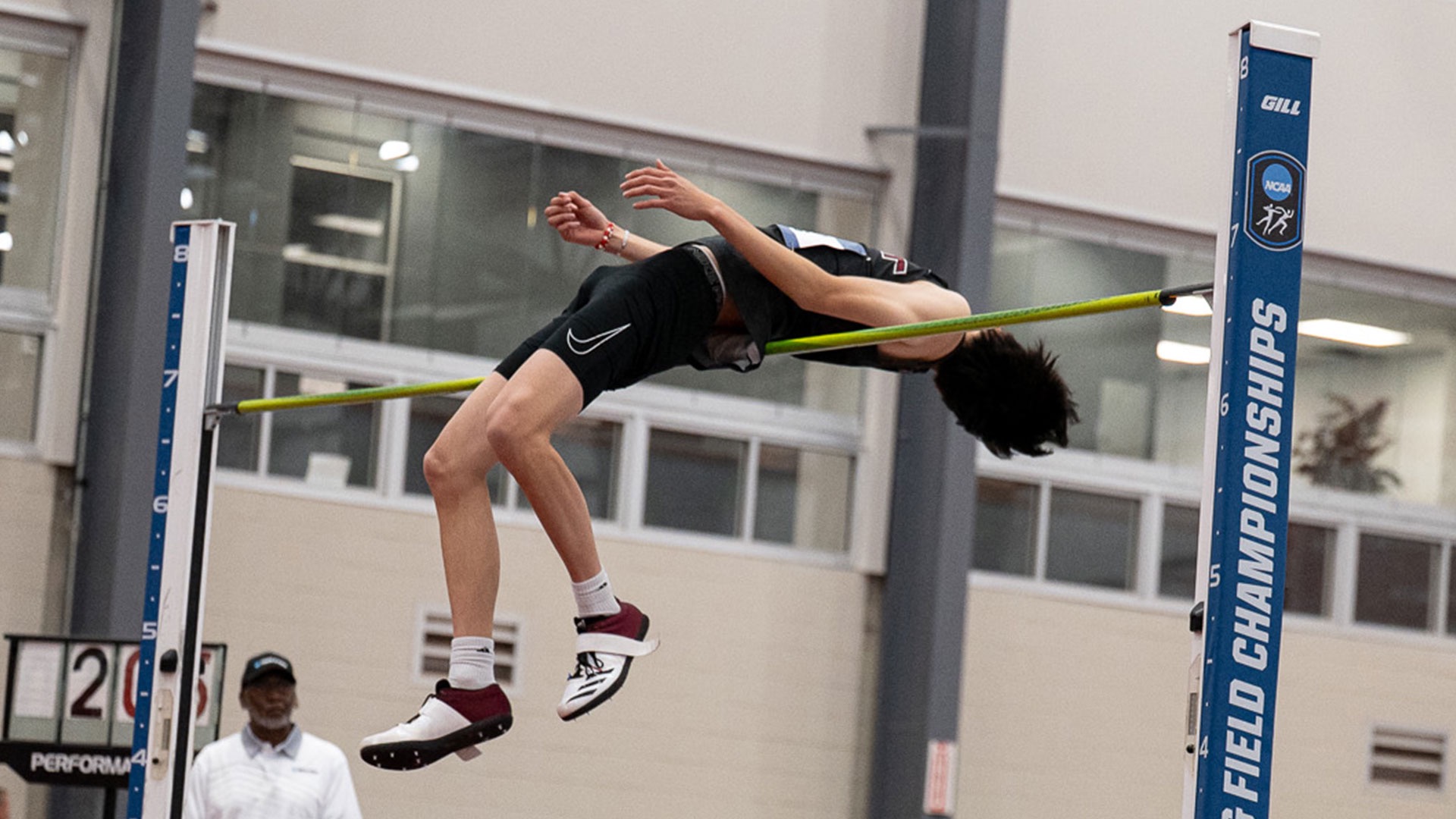 Anthony Meng in the high jump