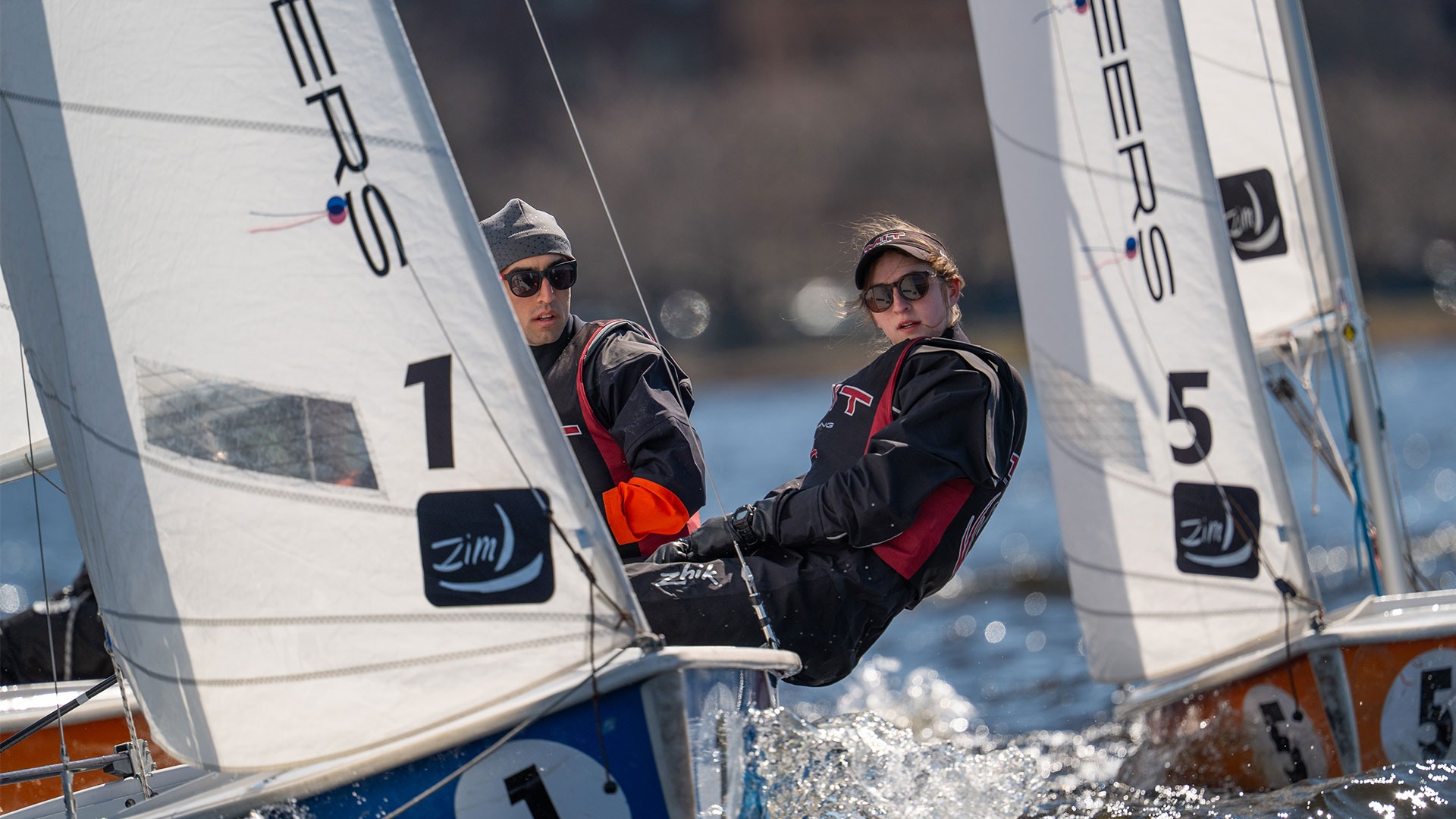 Will Kulas, Elliott Chalcraft on a sail boat