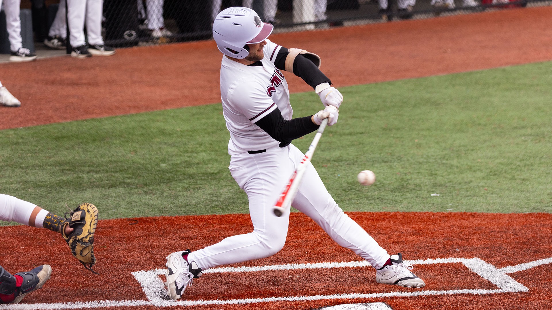 Zev Moore batting for MIT