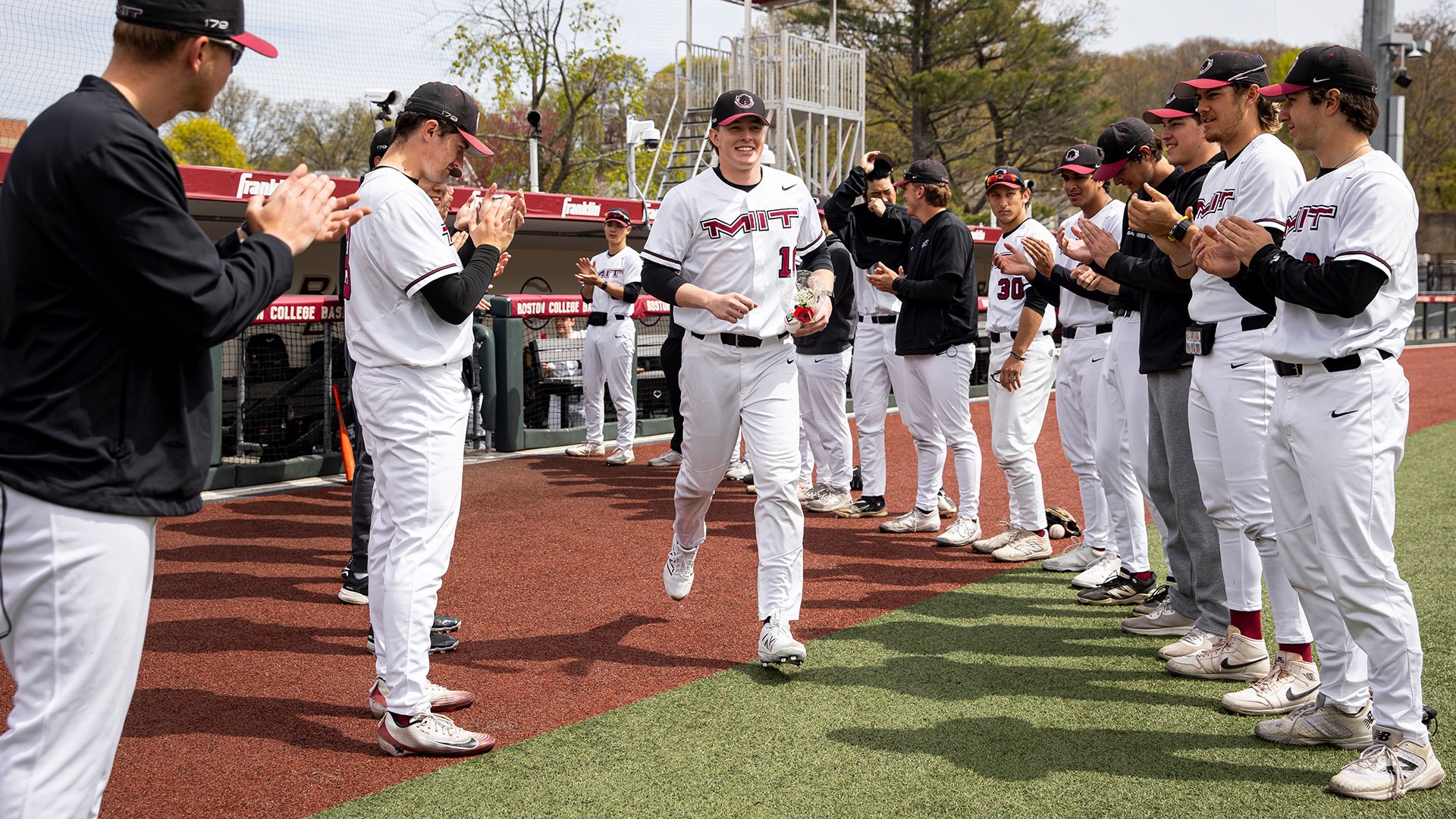 MIT baseball senior day ceremony