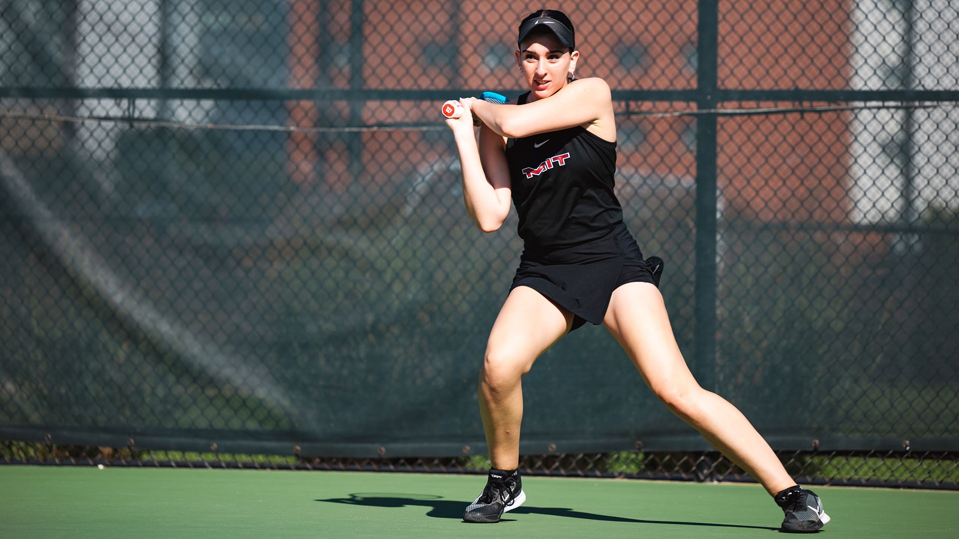 Artemis Pados playing tennis