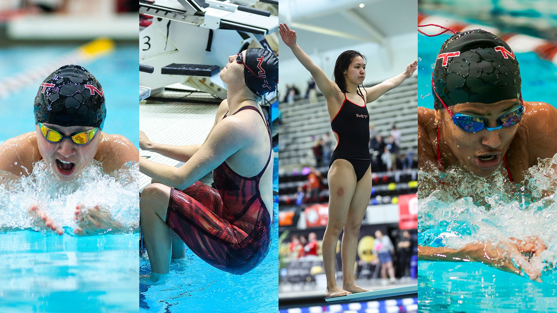 Action photos of Sarah Bernard, Fiora, Sydney Smith and Annika Naveen