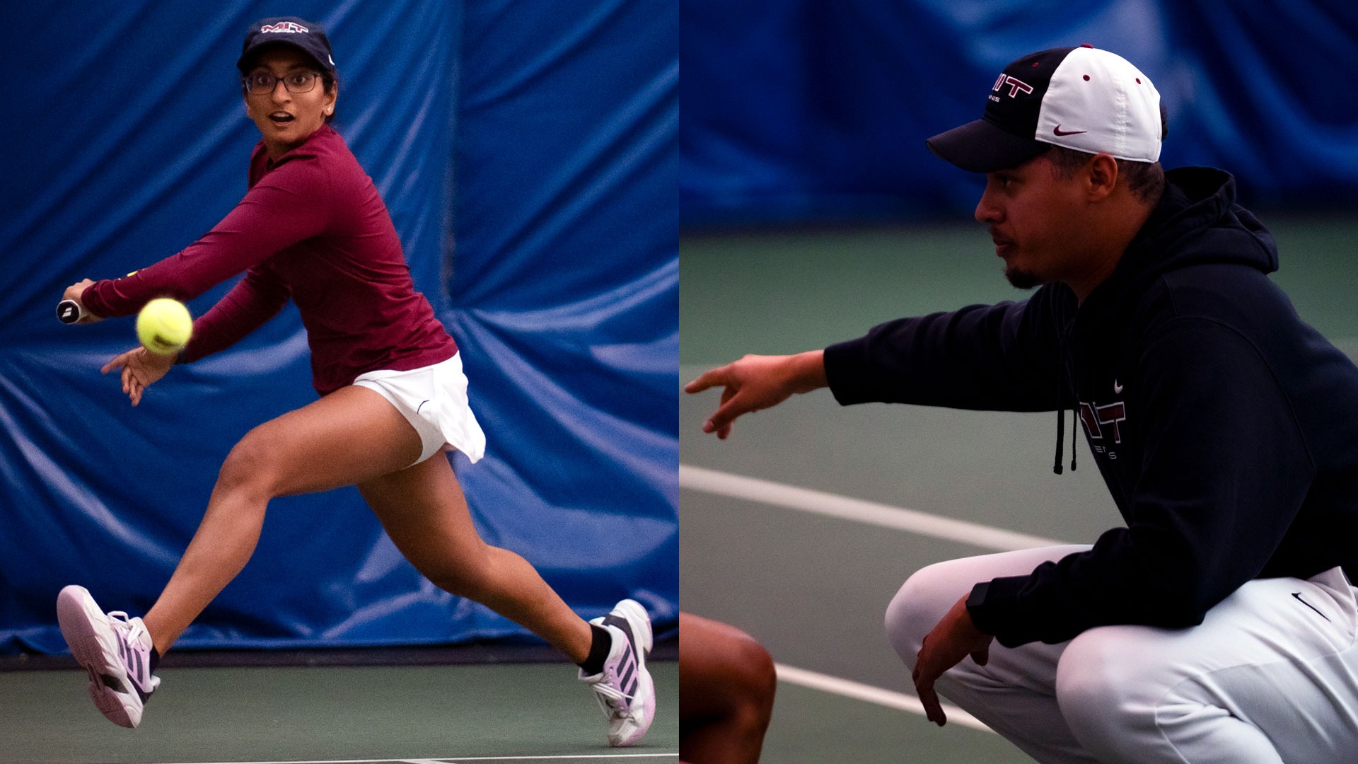 A graphic featuring photos of Saina Deshpande and Mason Bultje