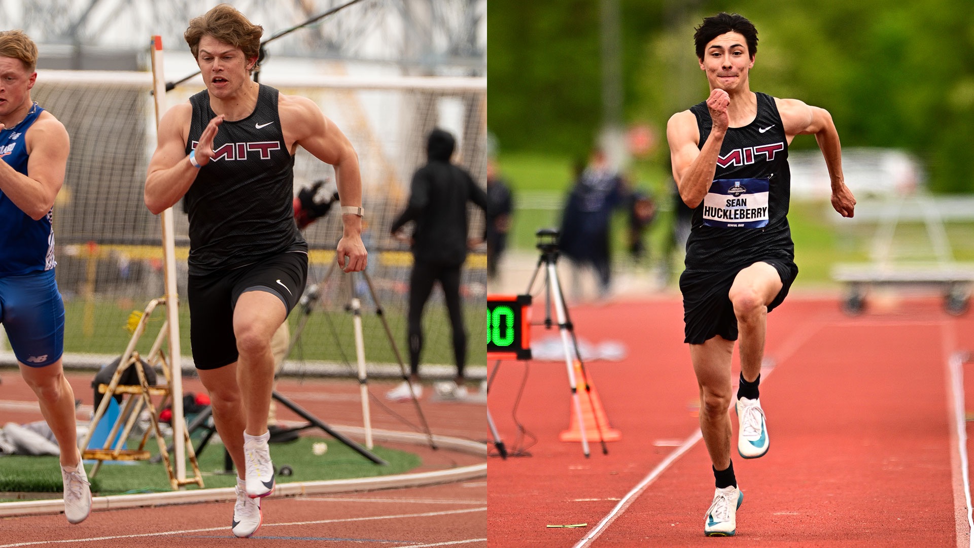 Patrick Haertel and Sean Huckleberry running