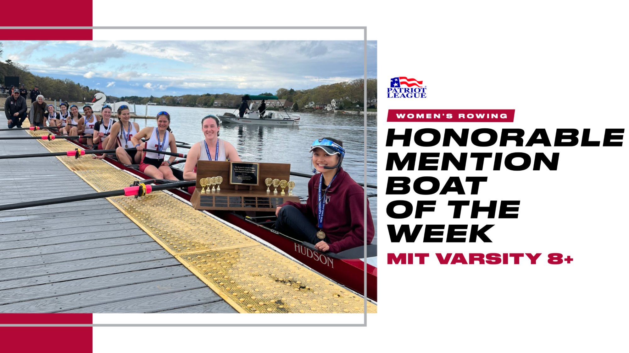 Patriot League Boat of the Week MIT Varsity Eight