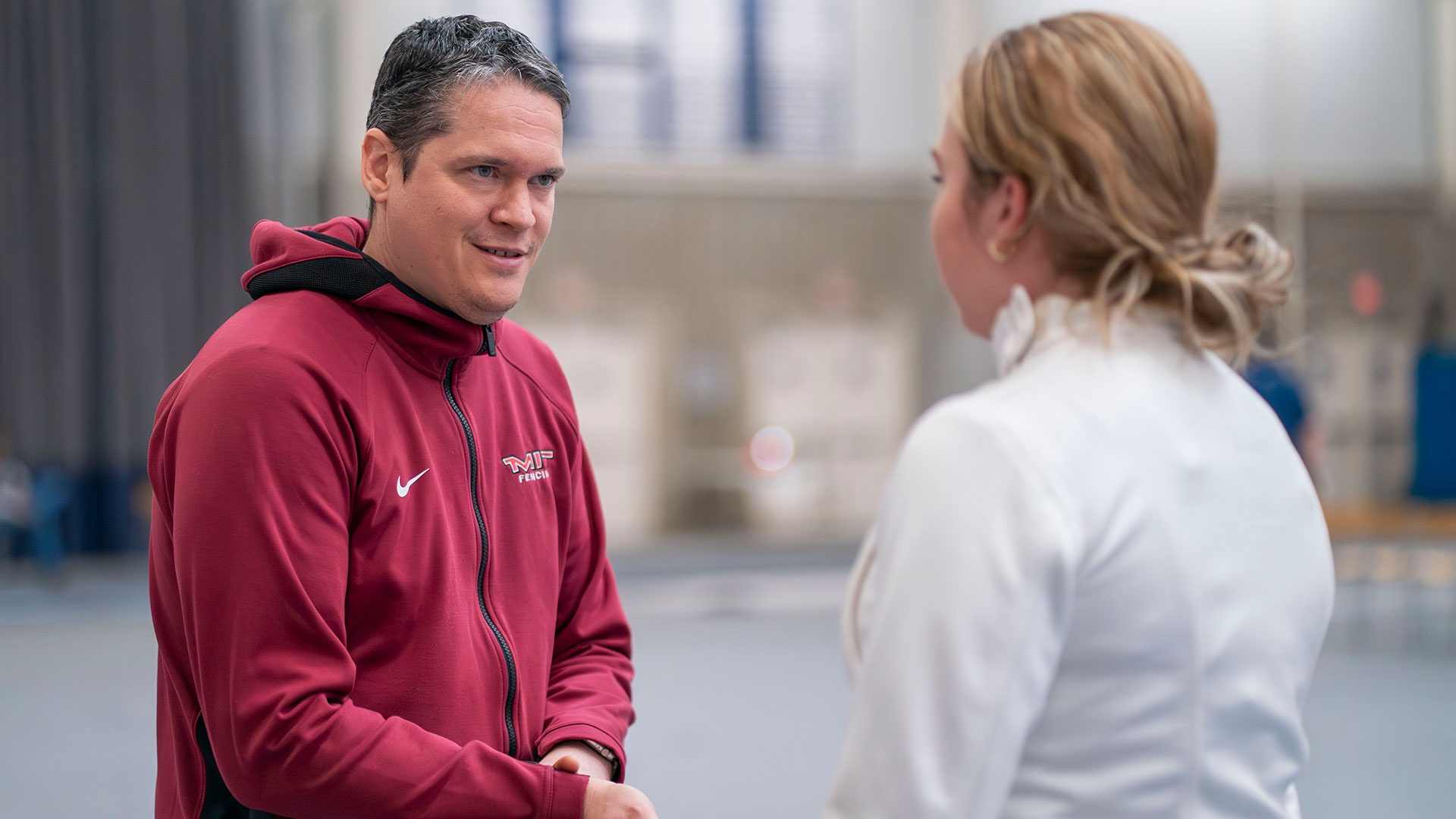 Arpad Horvath coaching fencing