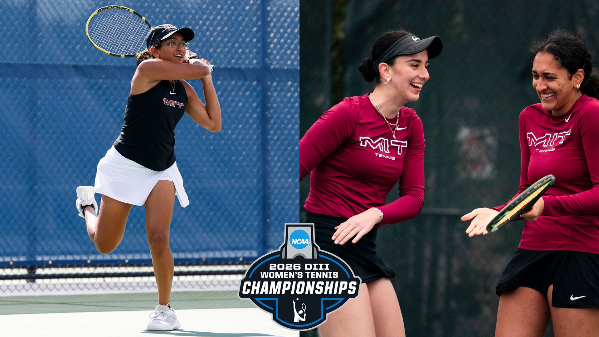 A graphic featuring photos of Saina Deshpande, Alaina Kolli, and Artemis Pados