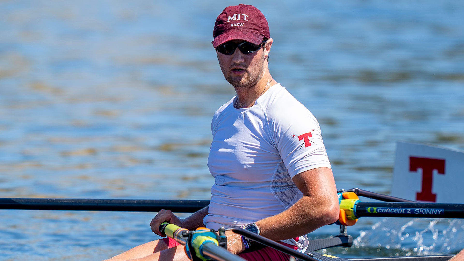 Sam Dowd rowing