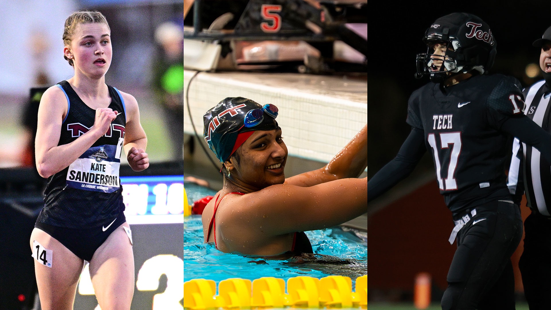 Kate Sanderson, Annika Naveen and Lucky Deignan