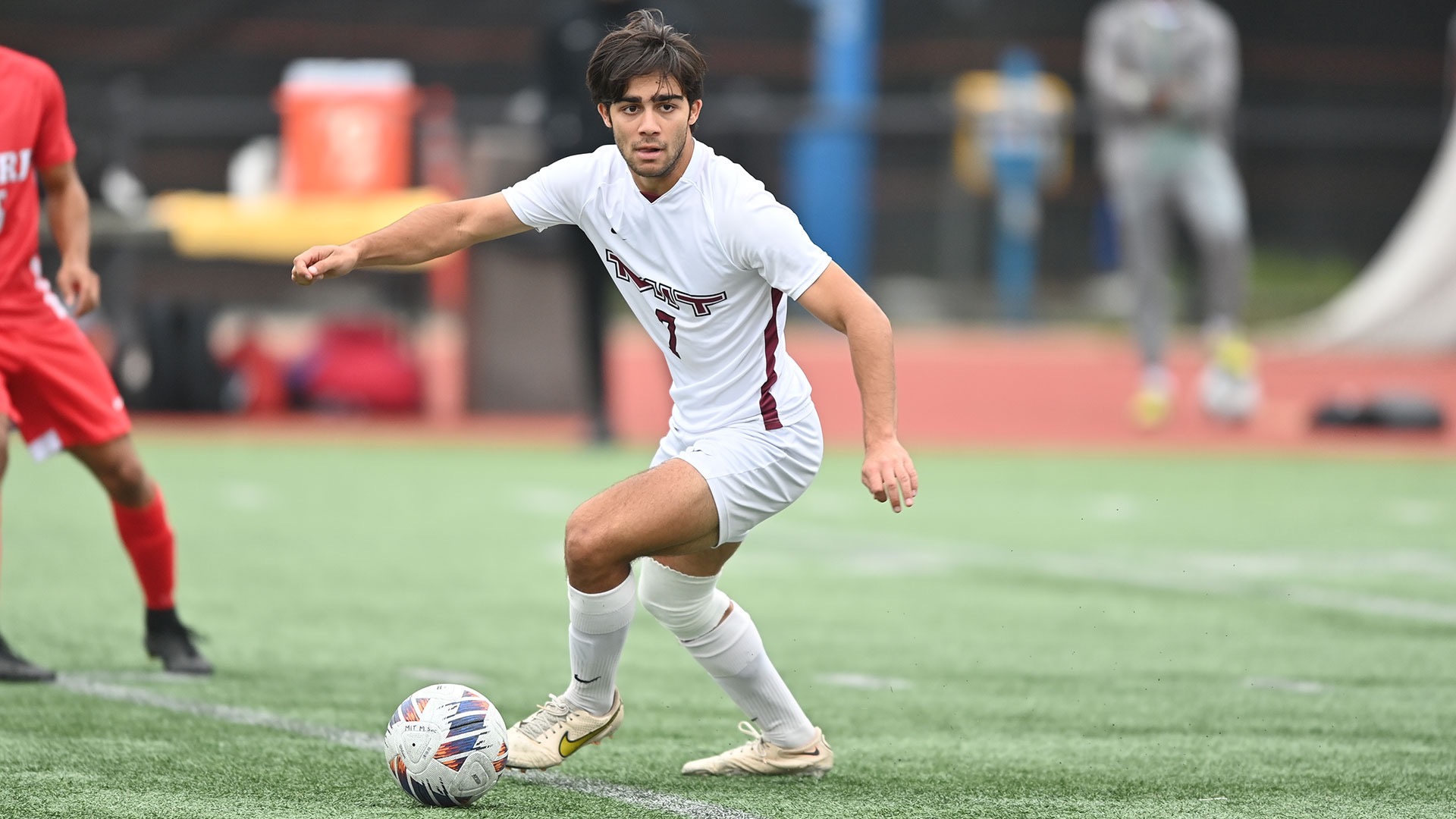 Dilin Meloni playing soccer for MIT