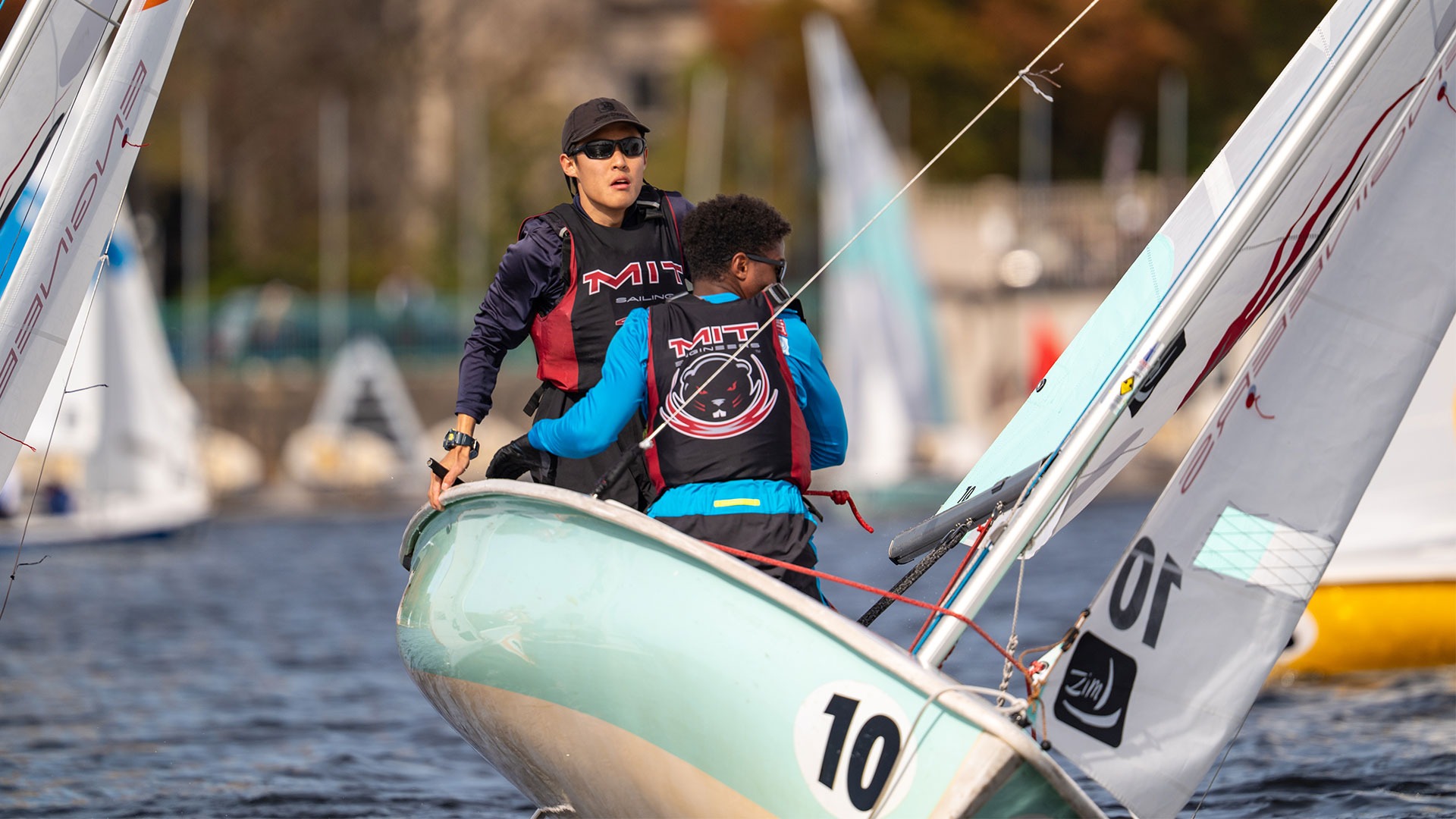 MIT sailors on a boat