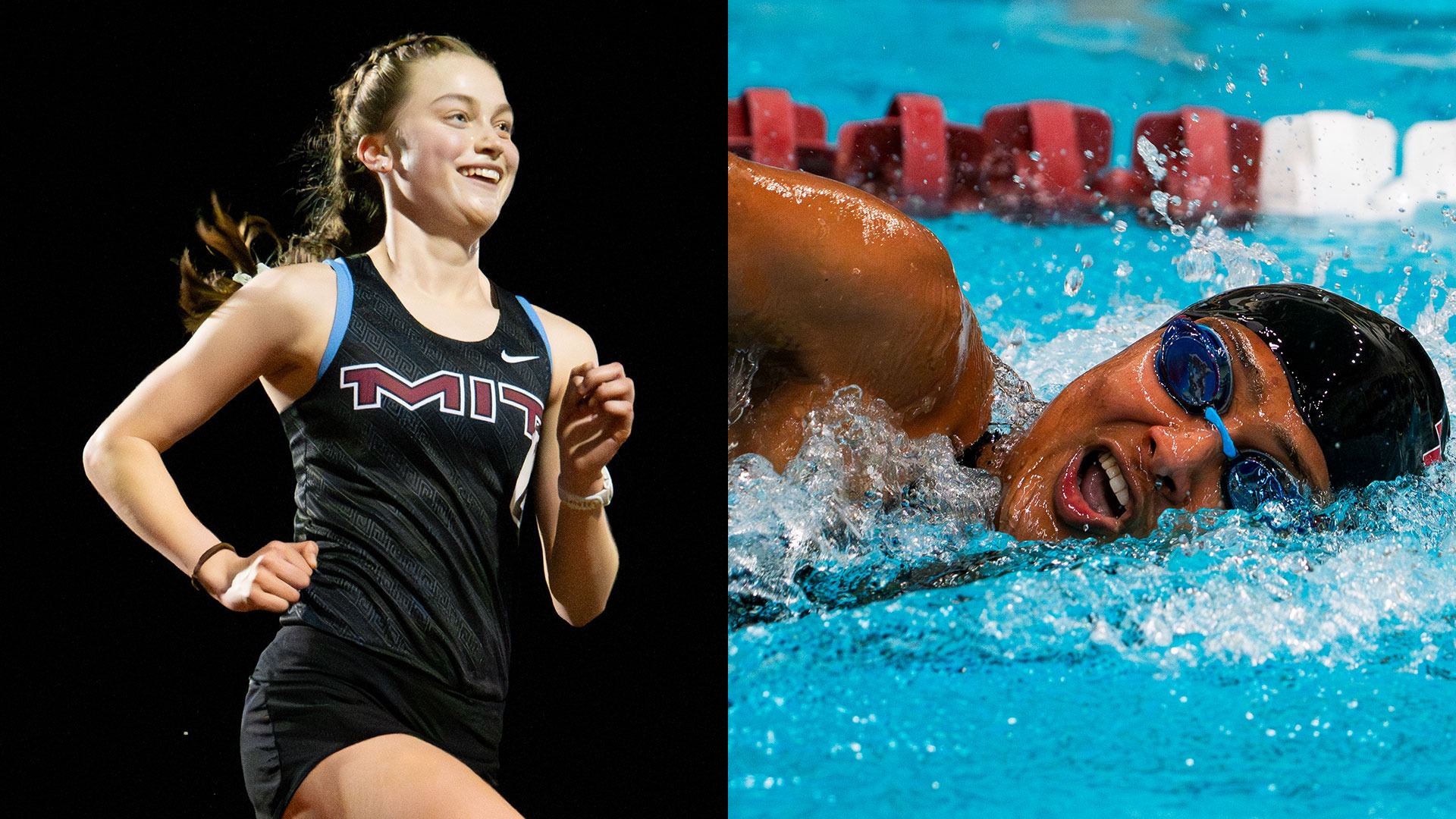 Action shots of Kate Sanderson and Annika Naveen