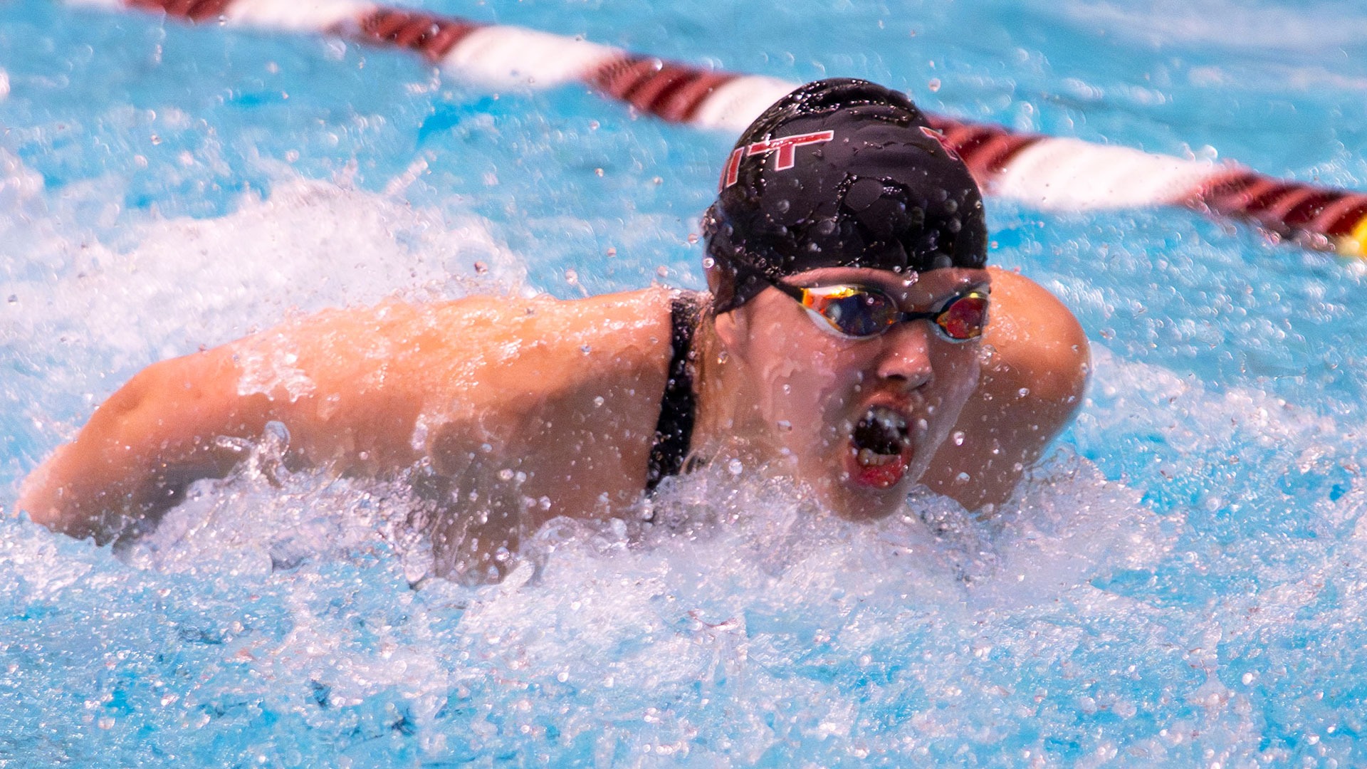 Christina Beggs swimming
