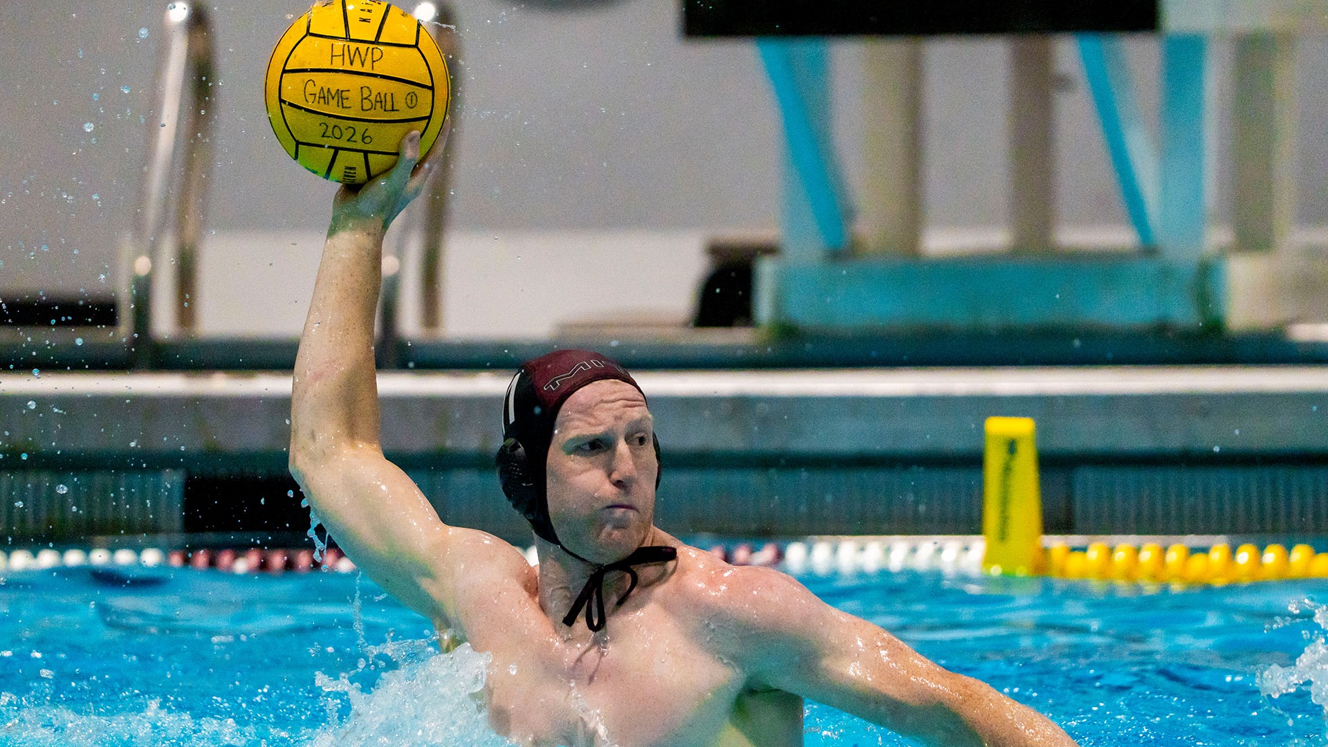 Rick Lundh shooting the ball