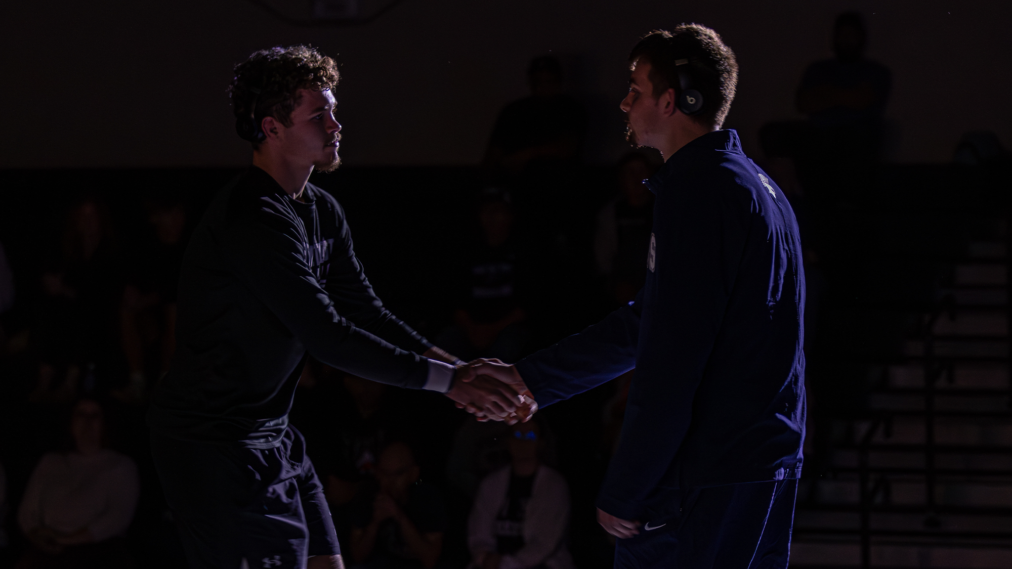 CJ Bauer during introductions against CMU