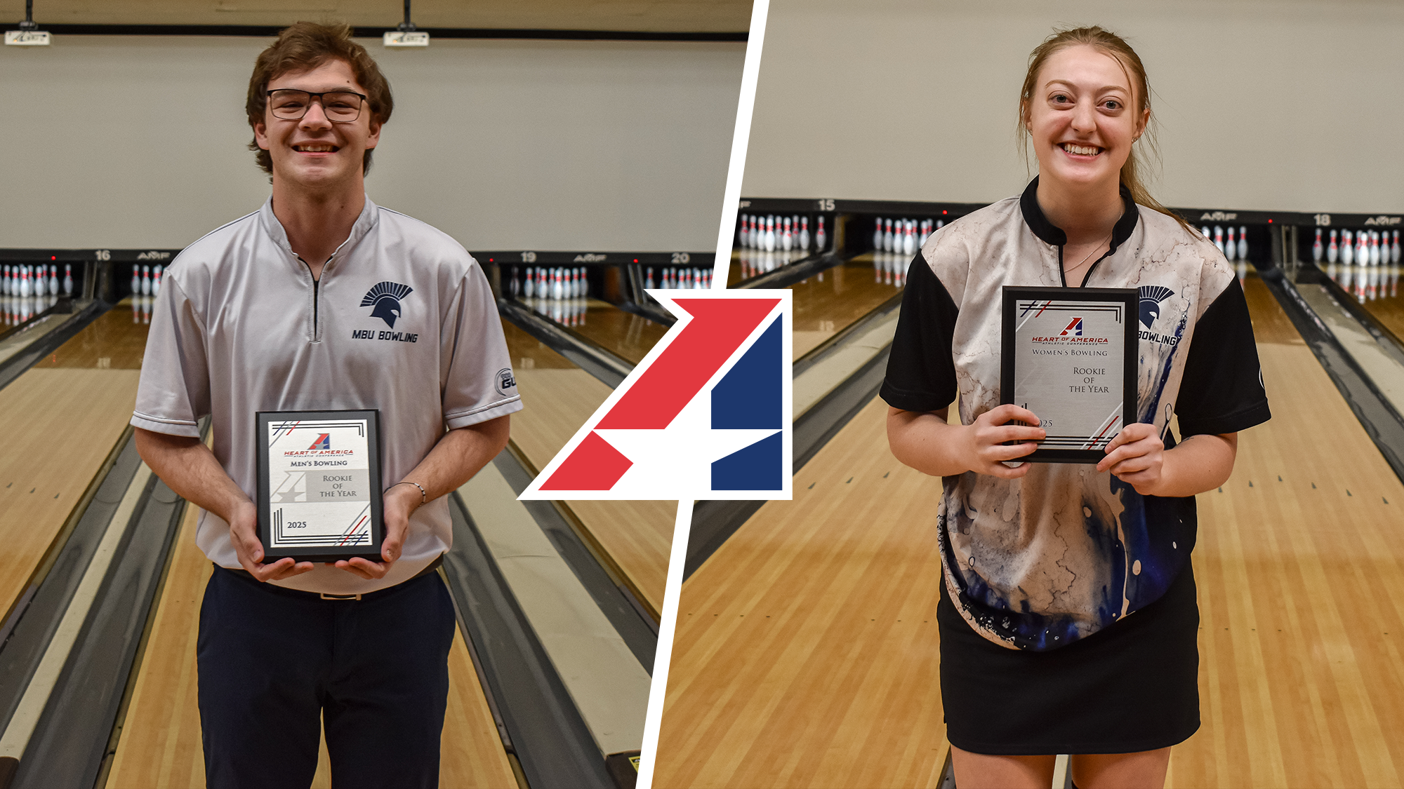 Dylan Chastain & Amber Lymenstull named 2024-25 Heart Rookies of the Year