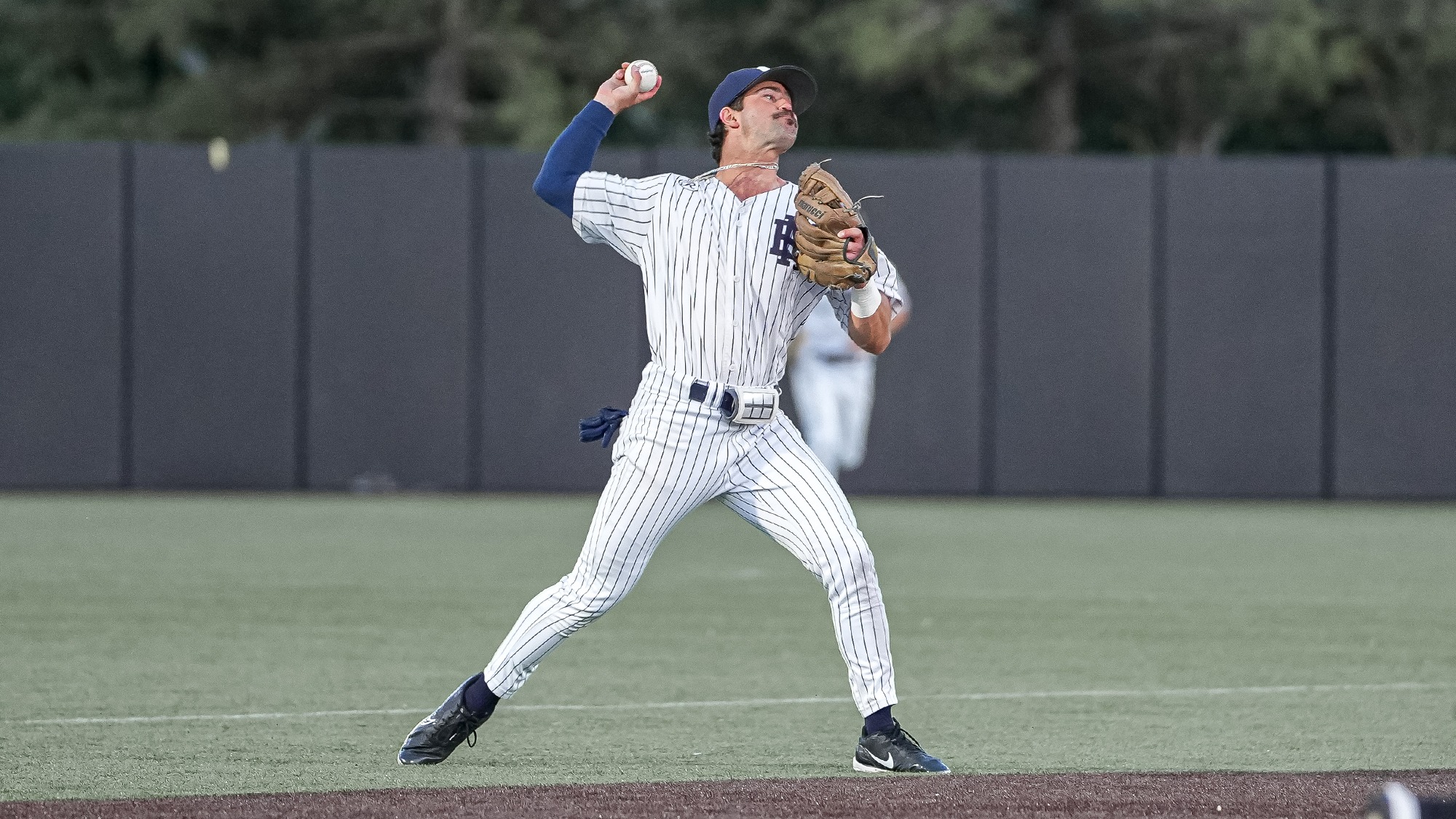 Dominic Palma throws a runner out deep in the hole at CarShield Field