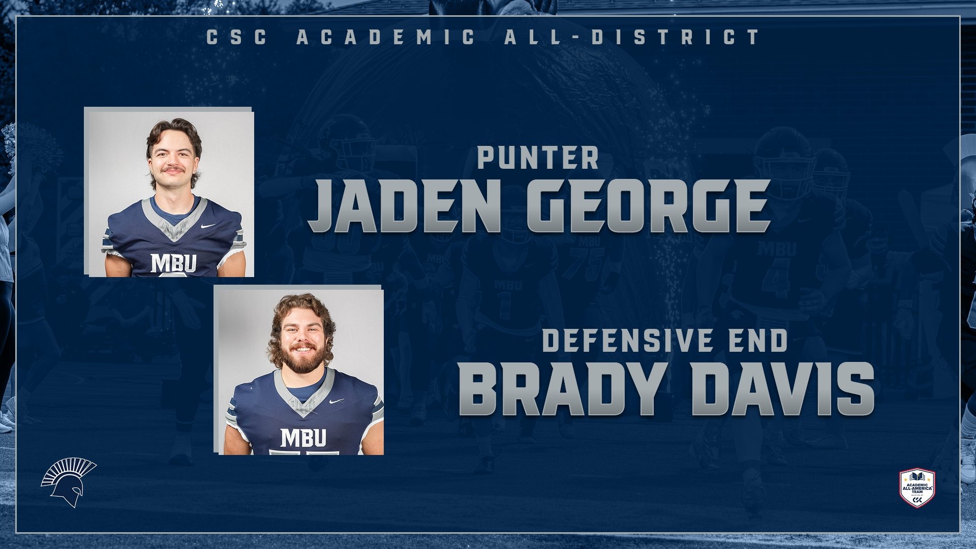 Jaden George and Brady Davis