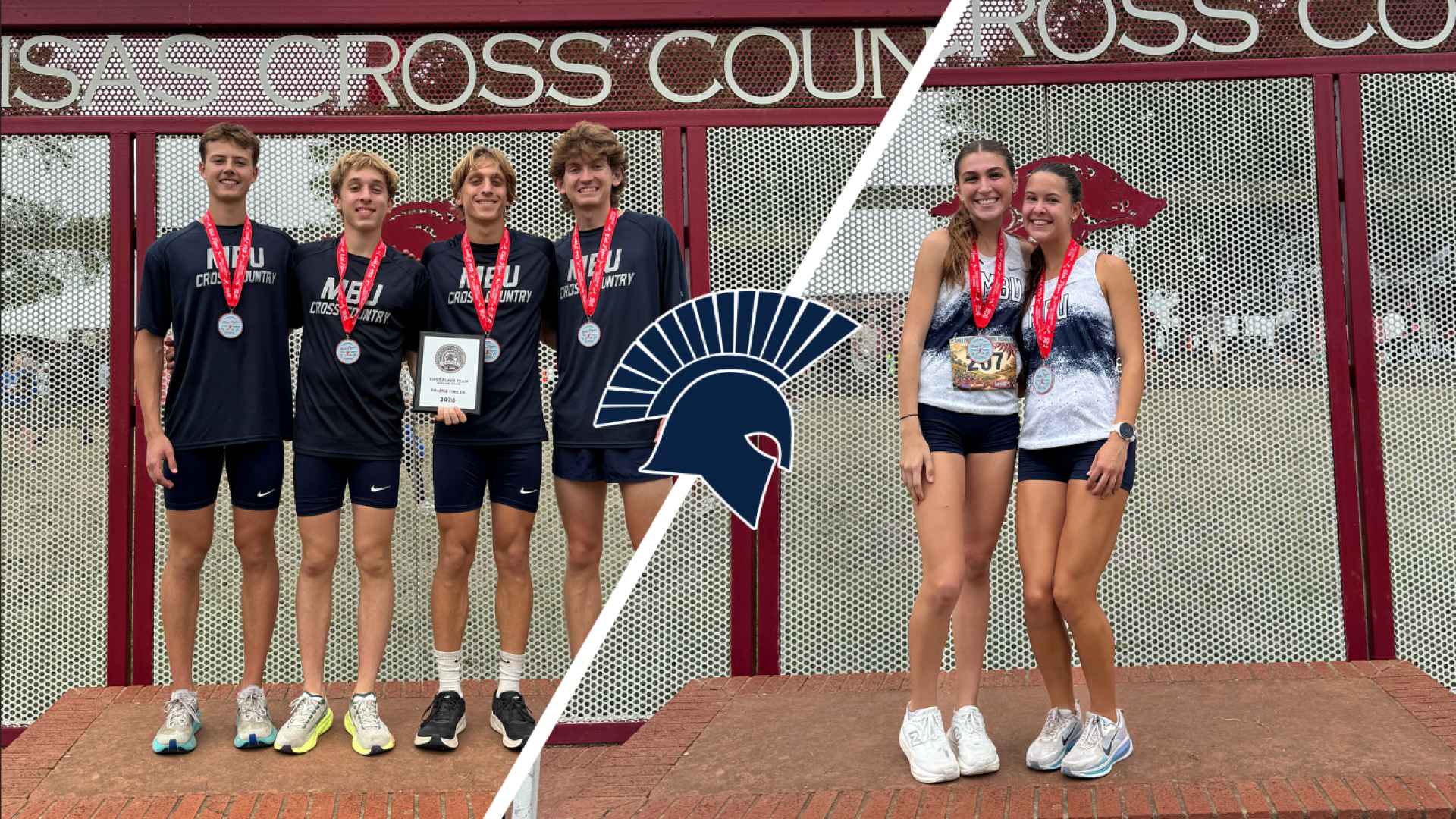 Mens and Wom XC Medalists