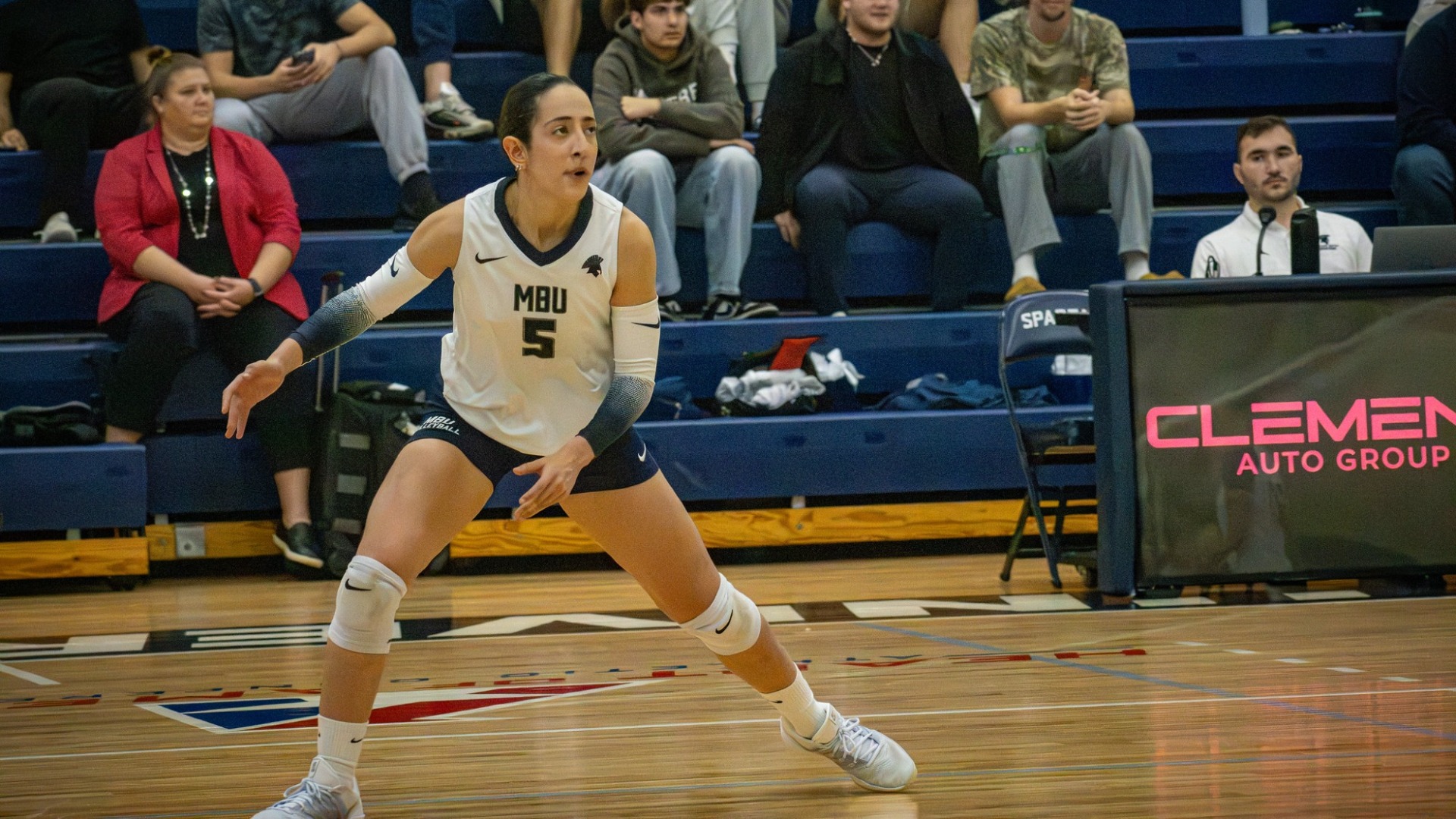 Womens VB Action Shot