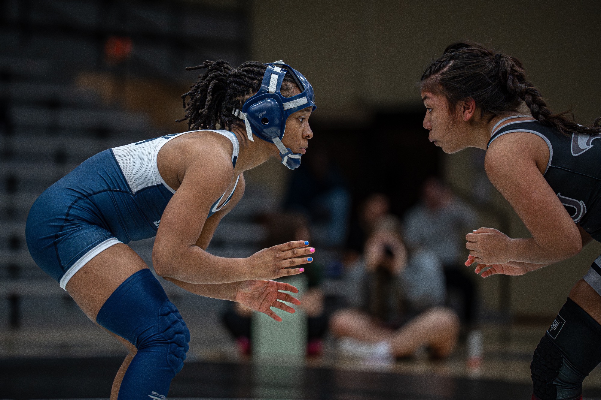 Young wrestles opponent from Central Methodist University (Mo.)