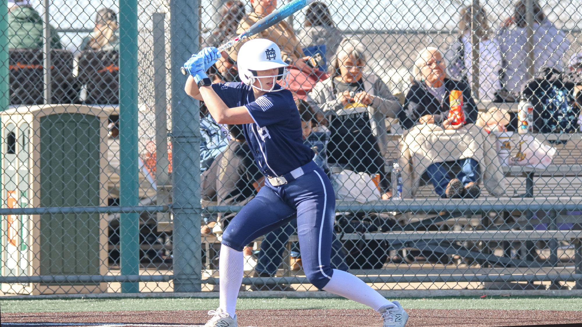 Jacie Dees bats vs Ottawa 