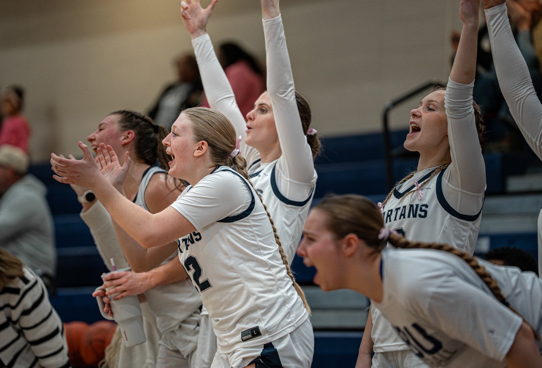 Womens Basketball Celebration Photo
