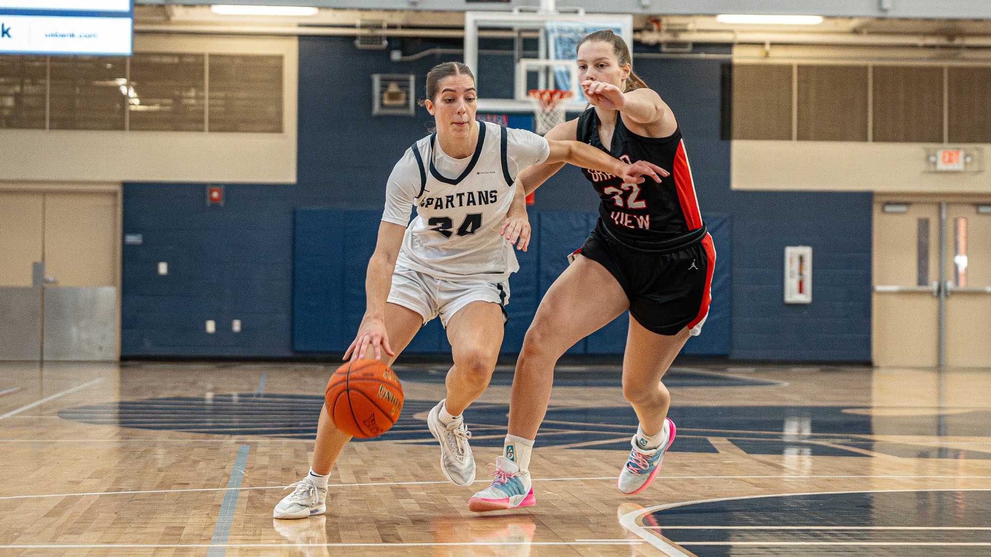 Jenna Plymale drives vs Grand View