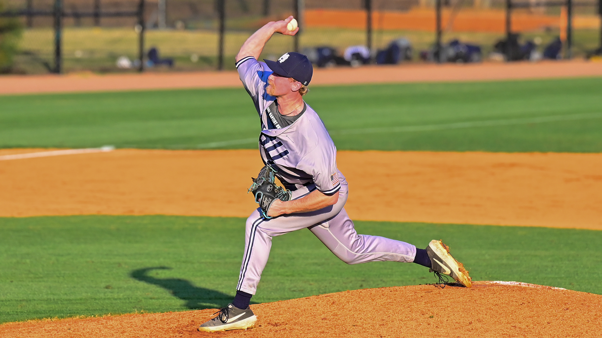 Teague Robertson Pitches at William Carey