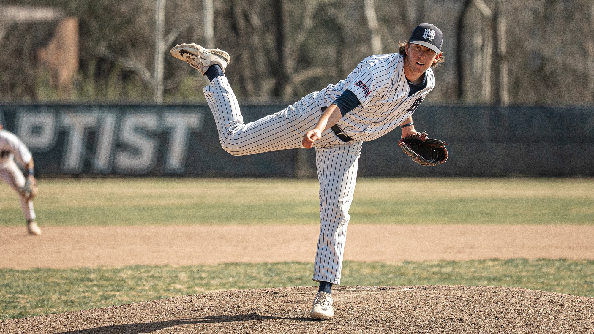 Joseph Giunta throws five perfect innings vs CSC in MBU's combined no-hitter