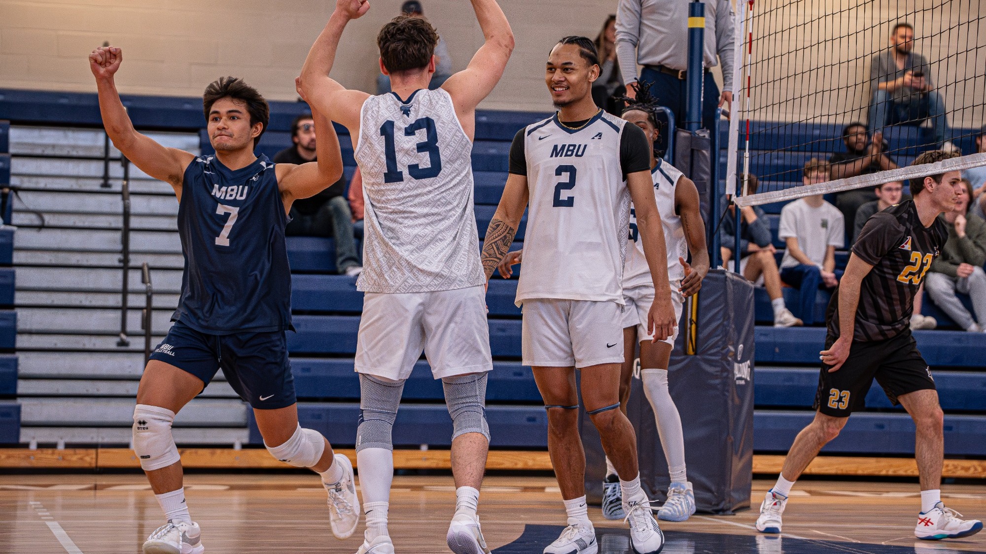 Mens Volley Celebration