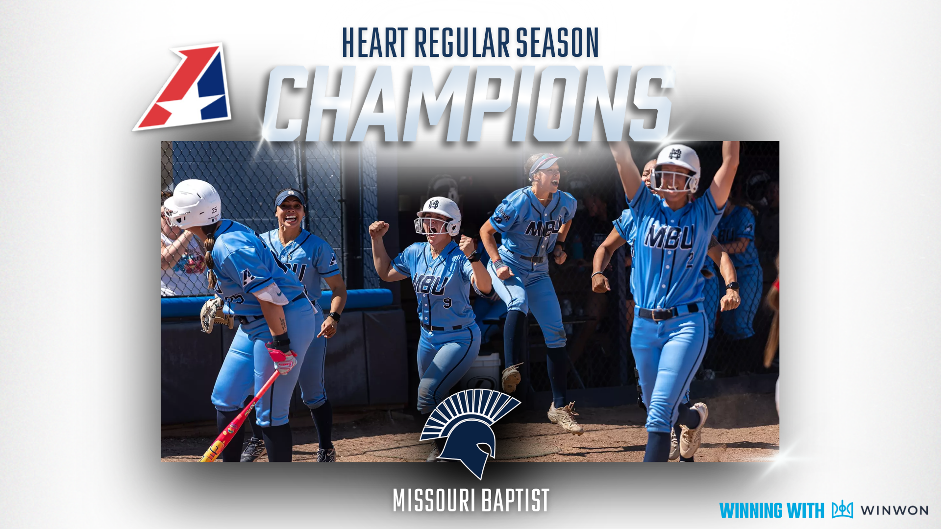No. 8 Missouri Baptist Claims 2026 Heart Softball Regular Season Championship