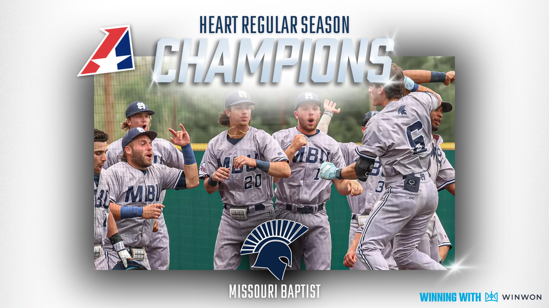 MBU Baseball 2026 Heart Regular Season Champions
