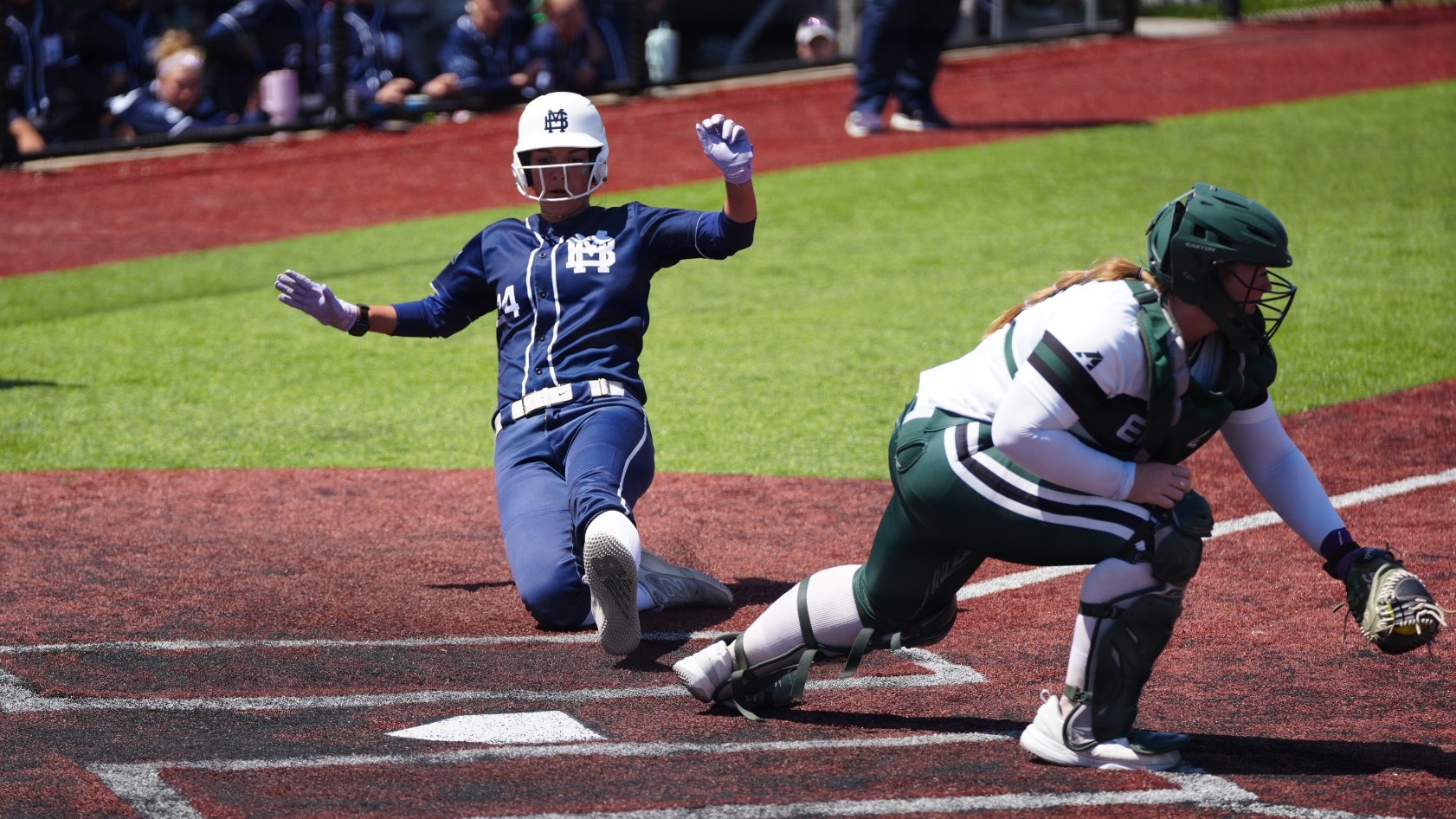 Alexi Sanchez slides home against No. 2 CMU