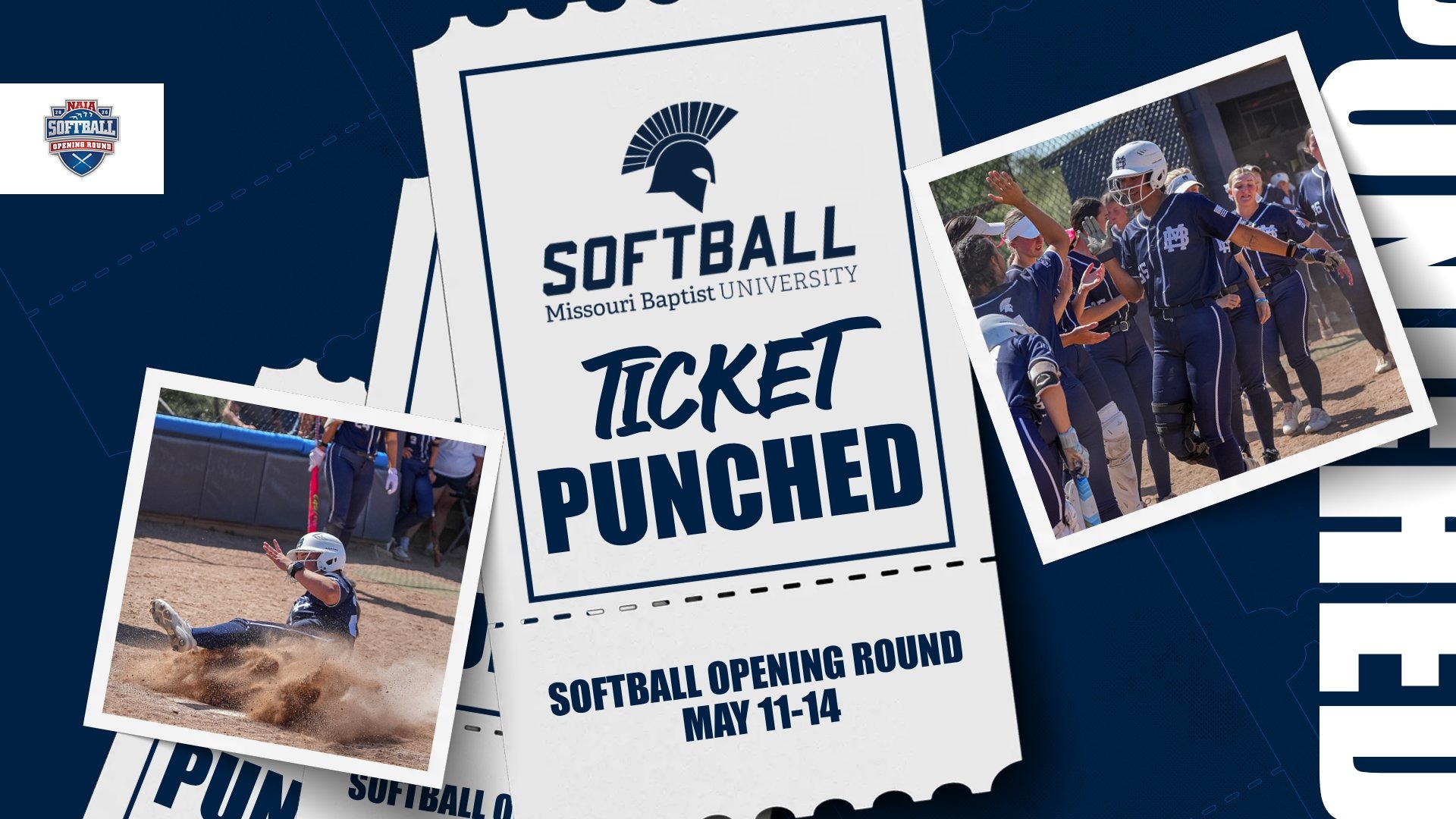 Softball Ticket Punched