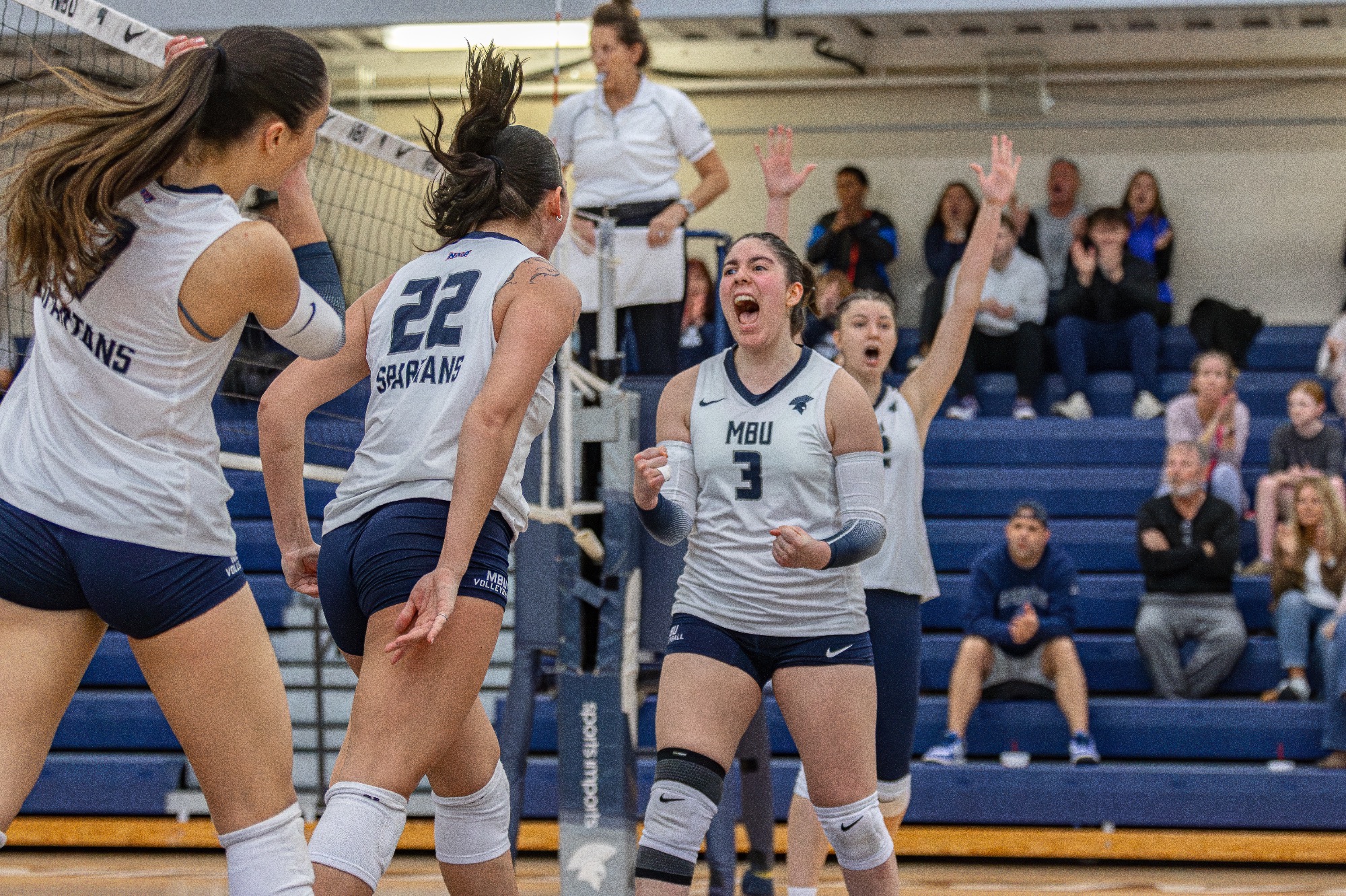 MBU Volleyball action photo