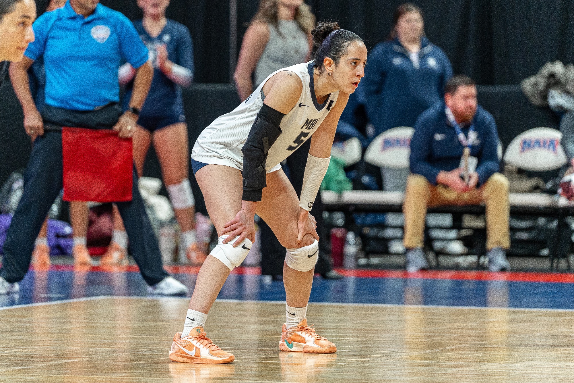 Women's Volleyball action shot