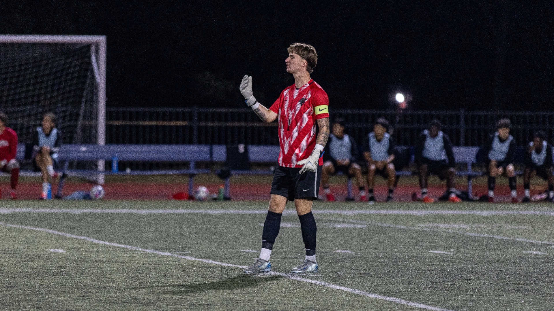 Men's Soccer action shot