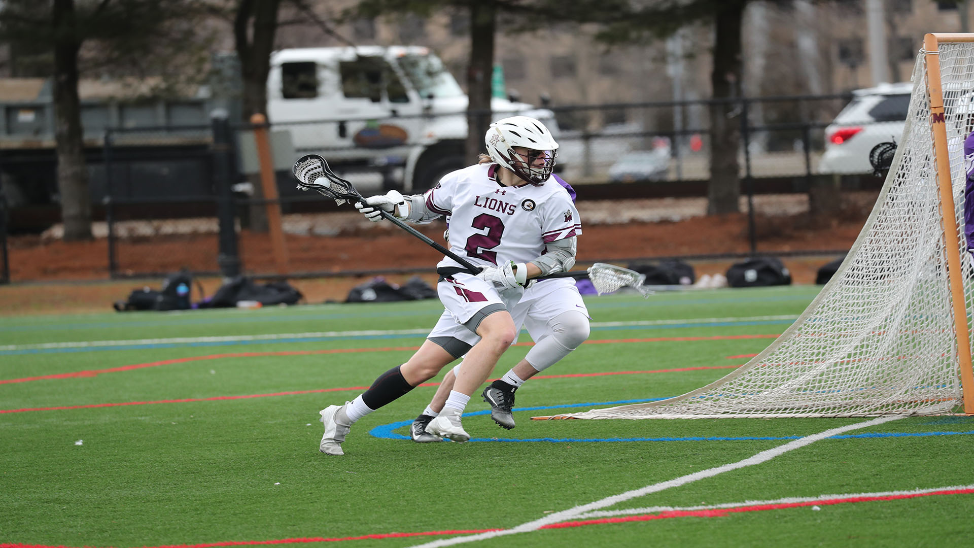 Downing and Egan Net Hat Tricks in Men's Lacrosse Win over STAC