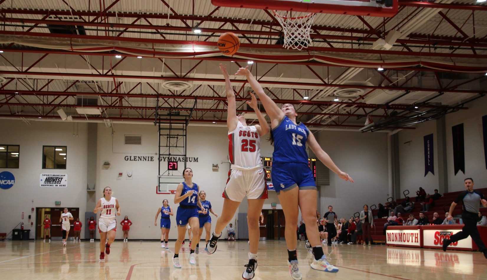 Goodrich Scores 15 in Loss to Rams Monmouth College Athletics