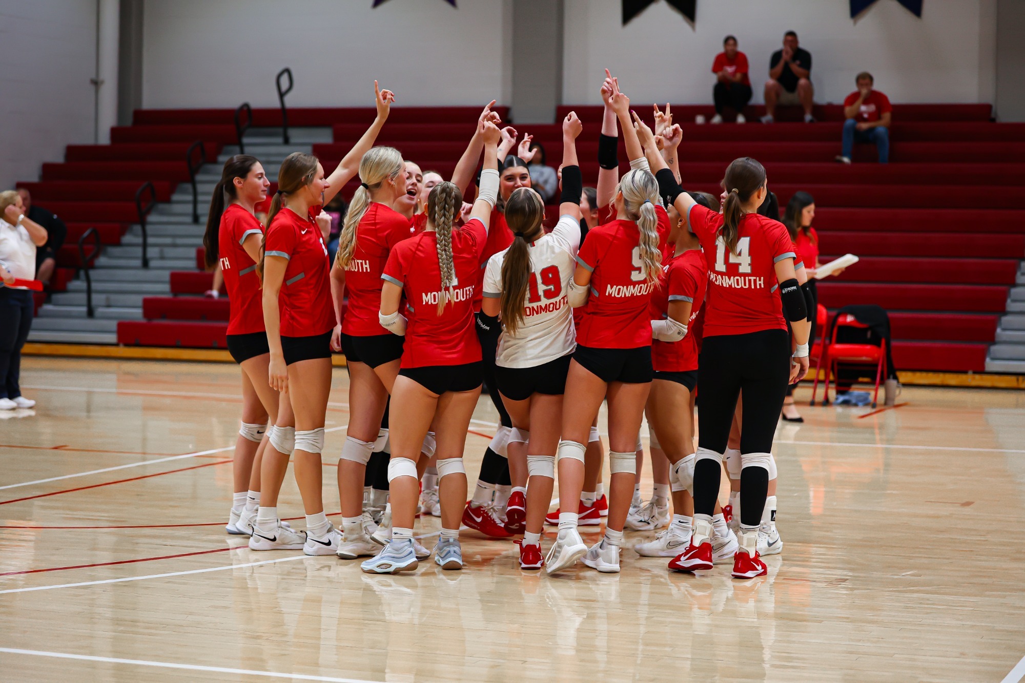 VB team huddle 25