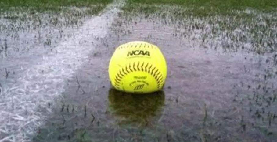 softball rain