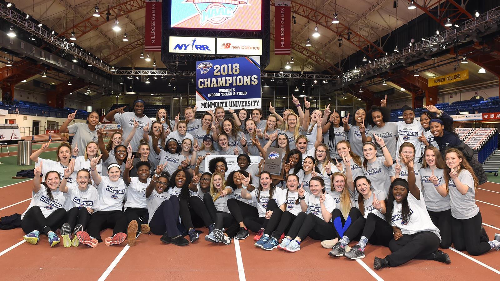 TRACK & FIELD WINS MAAC CHAMPIONSHIPS Monmouth University Athletics