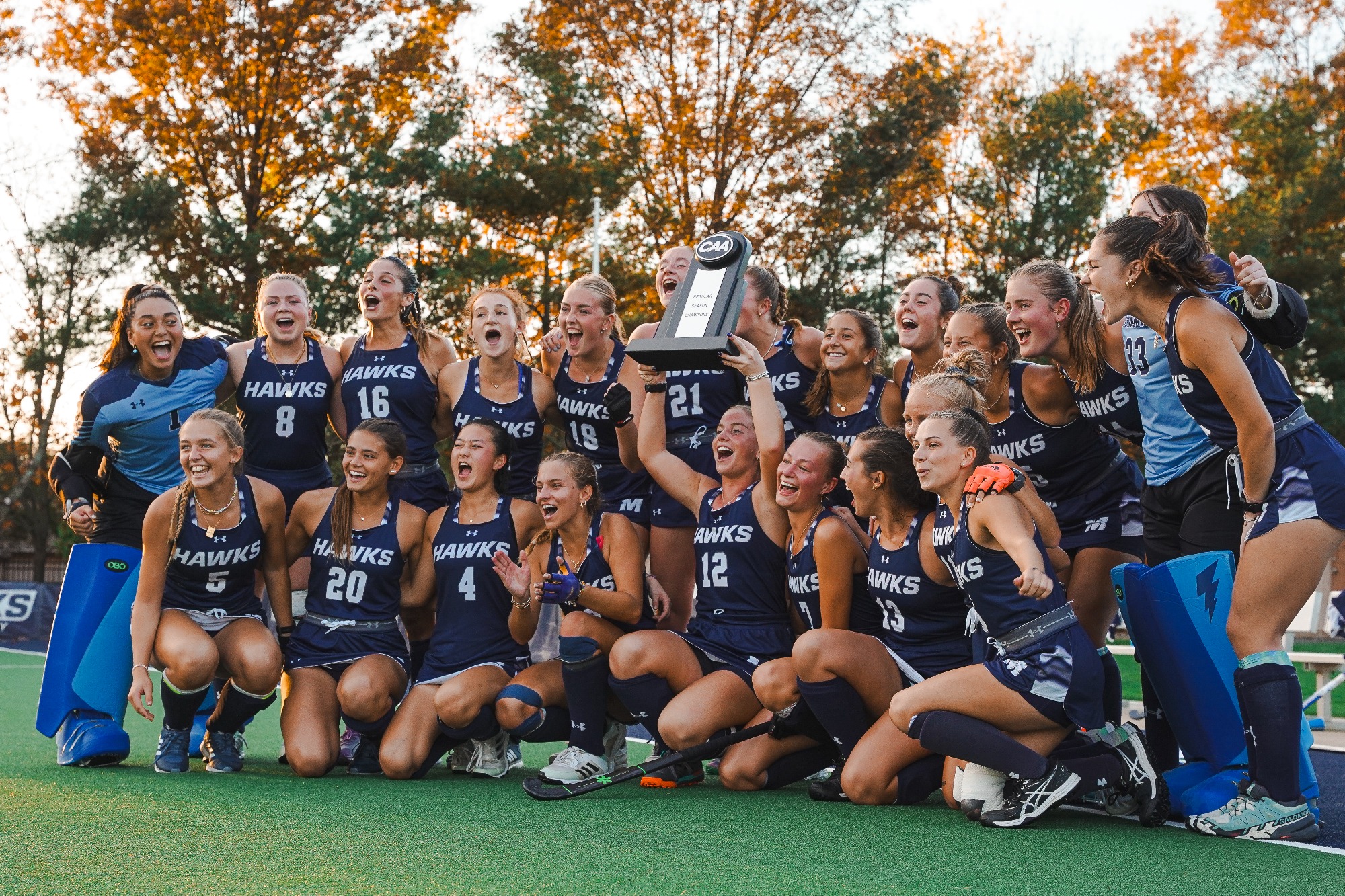 HAWKS CROWNED CAA REGULAR SEASON CHAMPS ON SENIOR DAY Monmouth
