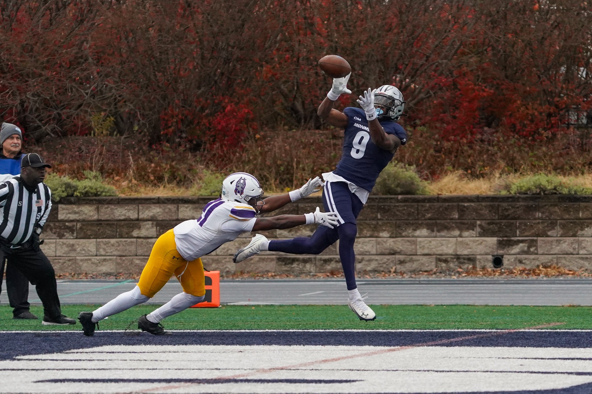 Maxwell James, Monmouth Football vs. UAlbany 11-22-25 AK